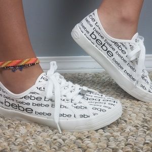 Bebe Daylin Logo Sneaker Women's Size 6